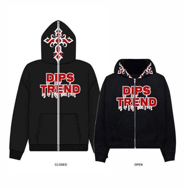 DIPSTREND ZIPPED HODDIE