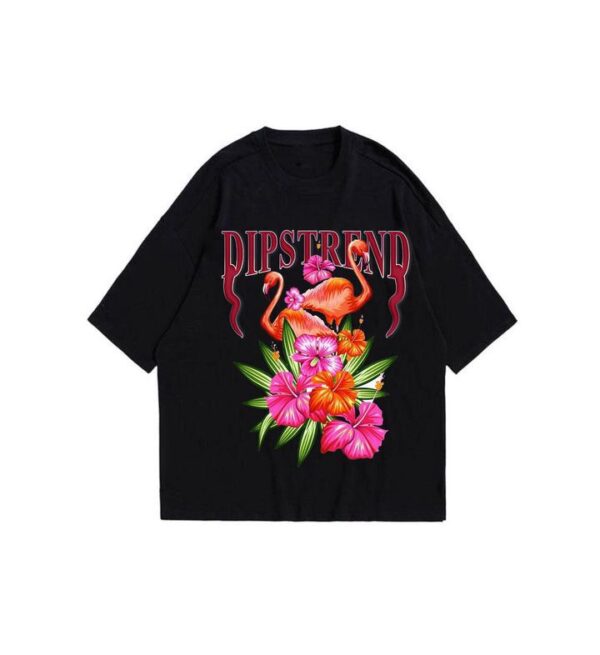 DIPSTREND SUMMER TEES - GOOSE BLACK