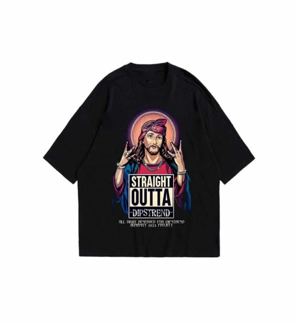 DIPSTREND SUMMER TEES - S.O.D NIGGA JEEZ BLACK